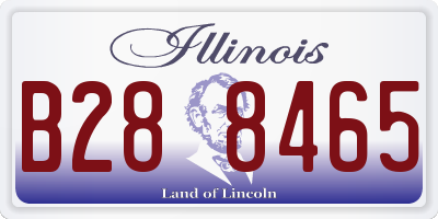 IL license plate B288465