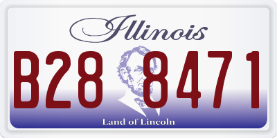 IL license plate B288471