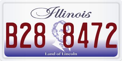 IL license plate B288472
