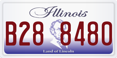IL license plate B288480