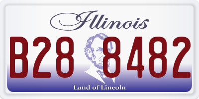 IL license plate B288482