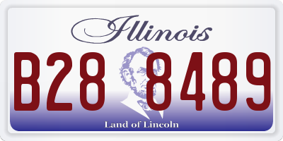 IL license plate B288489