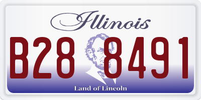 IL license plate B288491
