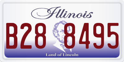IL license plate B288495