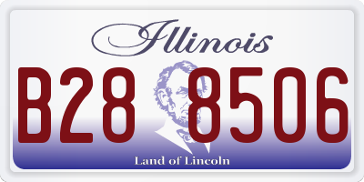 IL license plate B288506