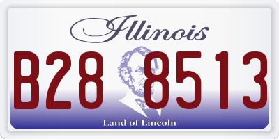 IL license plate B288513