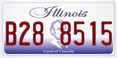 IL license plate B288515
