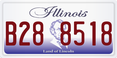 IL license plate B288518