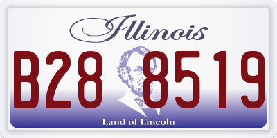 IL license plate B288519
