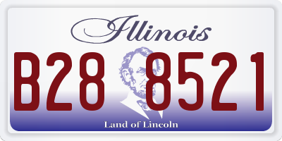 IL license plate B288521