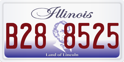 IL license plate B288525