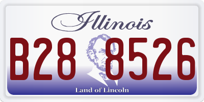 IL license plate B288526