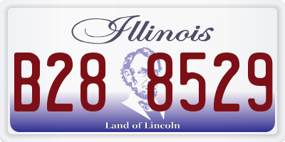 IL license plate B288529