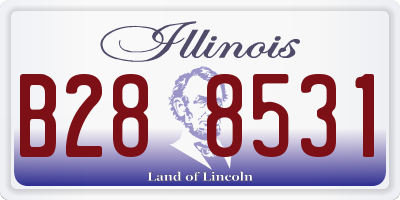 IL license plate B288531