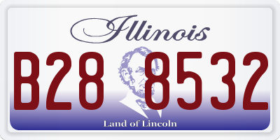 IL license plate B288532