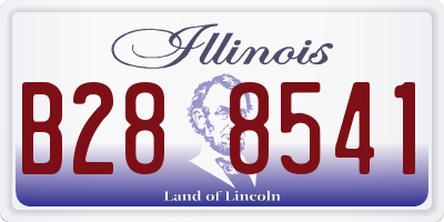 IL license plate B288541