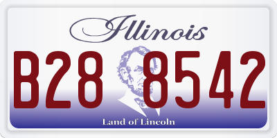 IL license plate B288542