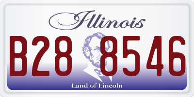 IL license plate B288546