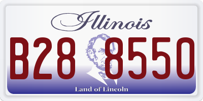 IL license plate B288550