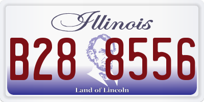 IL license plate B288556