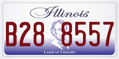 IL license plate B288557