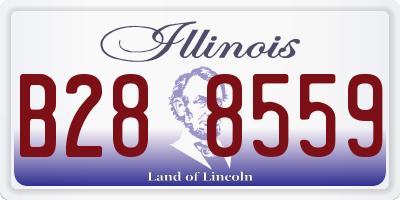 IL license plate B288559