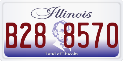 IL license plate B288570