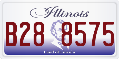 IL license plate B288575