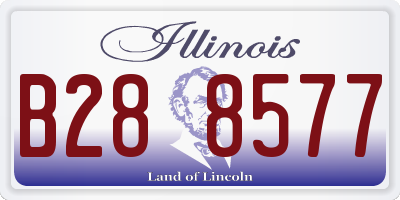 IL license plate B288577