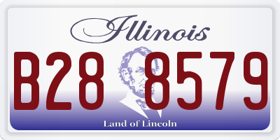 IL license plate B288579