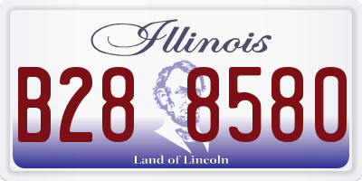 IL license plate B288580