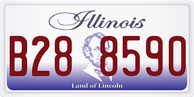 IL license plate B288590