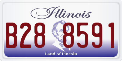 IL license plate B288591