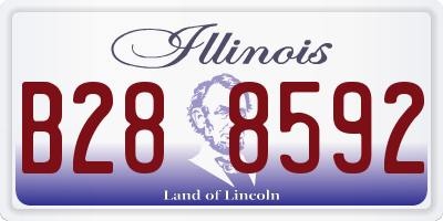 IL license plate B288592