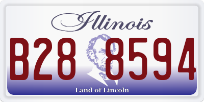 IL license plate B288594