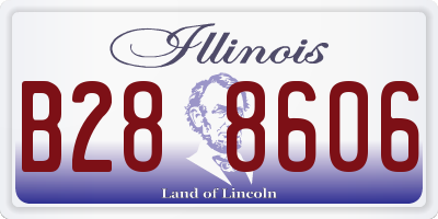 IL license plate B288606