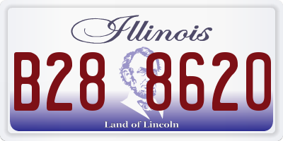 IL license plate B288620