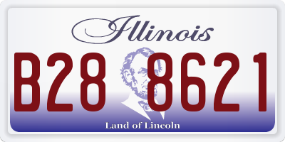 IL license plate B288621