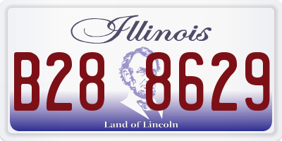 IL license plate B288629