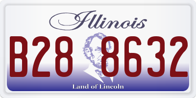IL license plate B288632
