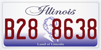 IL license plate B288638