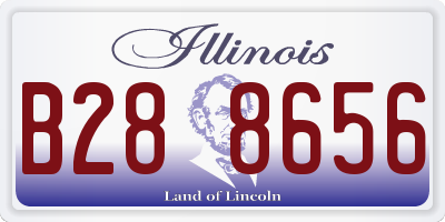 IL license plate B288656