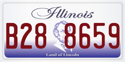 IL license plate B288659