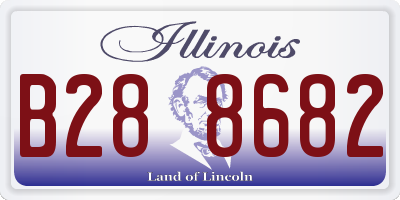 IL license plate B288682