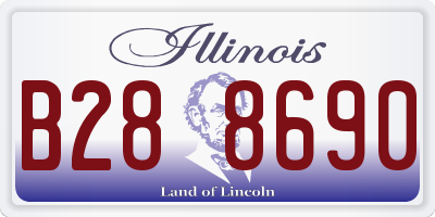IL license plate B288690