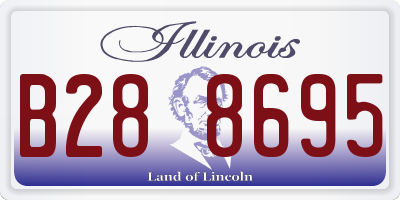IL license plate B288695