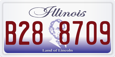 IL license plate B288709