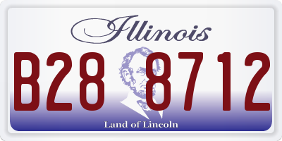 IL license plate B288712