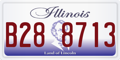 IL license plate B288713