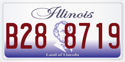 IL license plate B288719